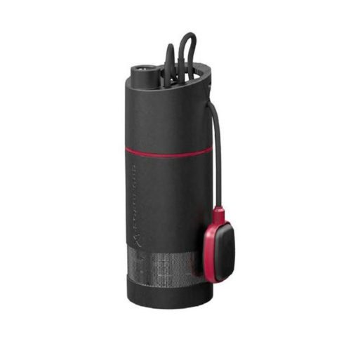 A GRUNDFOS SB3-35A water bottle with a red handle.