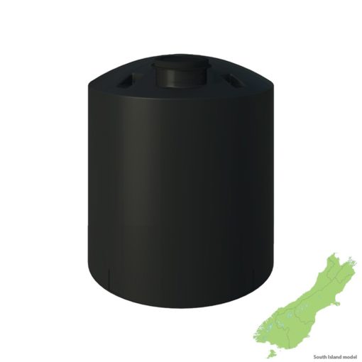 A 7.5T Molasses Tank featuring a map of New Zealand is called the 7.5T Molasses Tank.