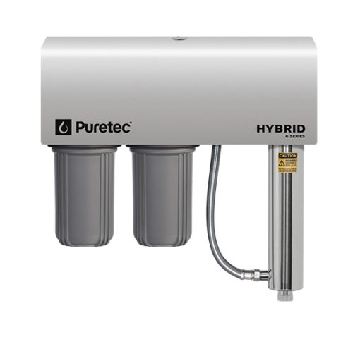 Puretec Hybrid G8 65 LPM water filtration system.