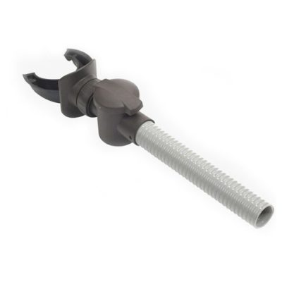 An image of a black hose on a white background featuring the Rapido Diverter - multi fit.